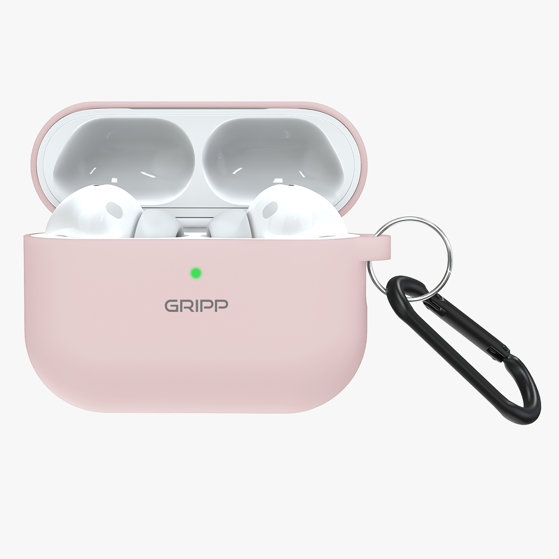 GRIPP Rubon Apple AirPods Pro (3rd Generation) Case with Carabiner - Pink