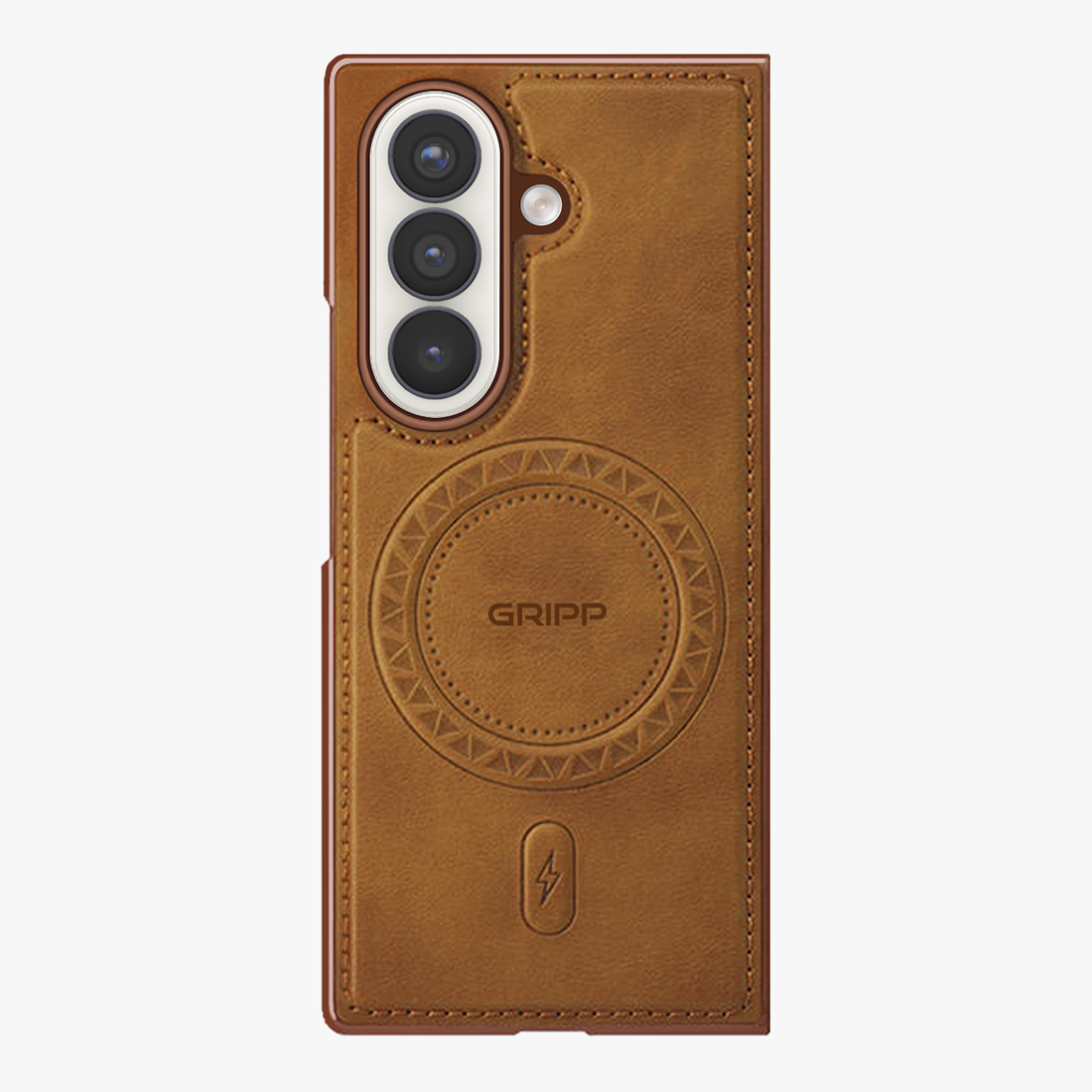 GRIPP Vintage Samsung Galaxy Z Fold 8 Ultra MagSafe Case - Brown