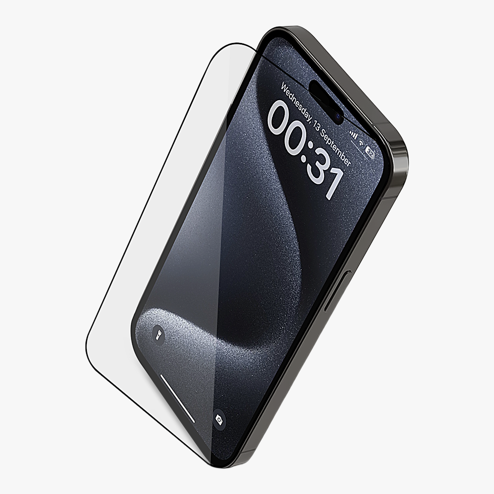 GRIPP 3D Tempered Glass for Apple iPhone 15 Pro