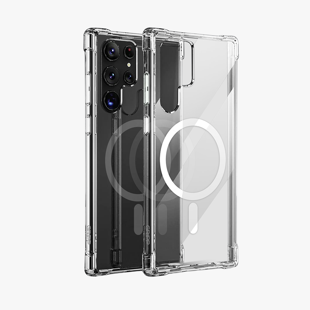 GRIPP Clear Samsung Galaxy S23 Ultra MagSafe Case with 6ft Drop Tested - Clear