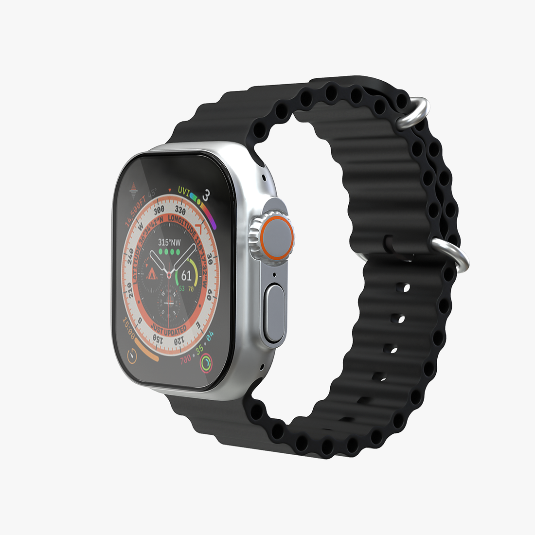 GRIPP 3D Tempered Glass with Applicator for Watch 49mm