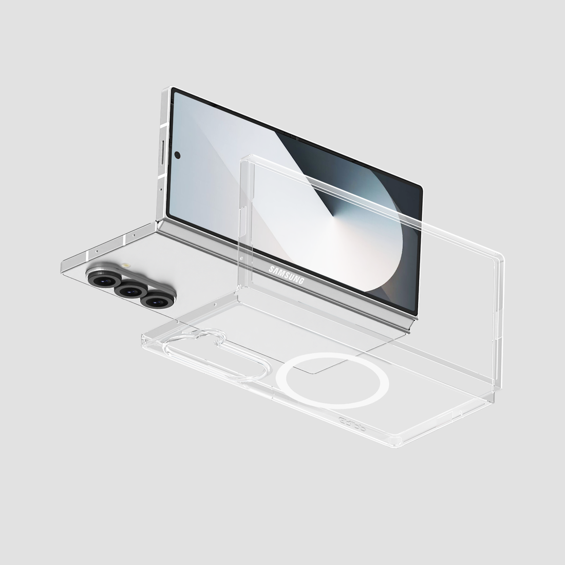 GRIPP Clear Samsung Galaxy Z Fold 6 Case with 6ft Drop Tested - Clear