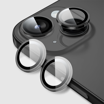 GRIPP Focal Camera Lens Protector 2N1 Compatible with Apple iPhone 15 Plus - Black