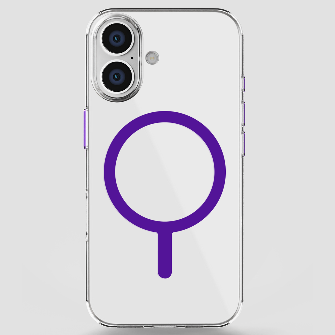 GRIPP Clear Xtreme Apple iPhone 17 MagSafe Case with 8ft Drop Tested - Purple