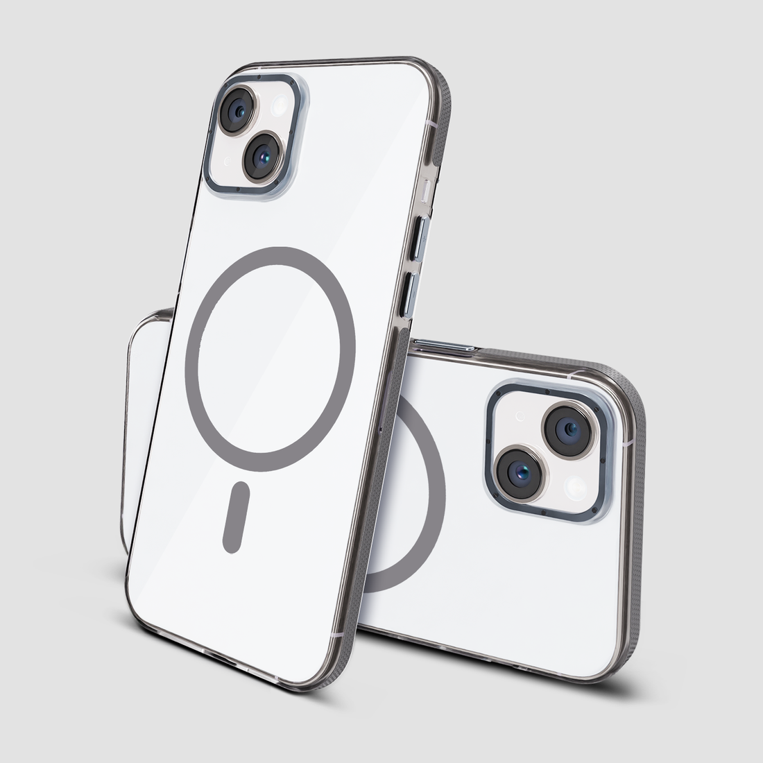 GRIPP Raigor Apple iPhone 15 Plus MagSafe Case with 5ft Drop Tested - Clear/Grey