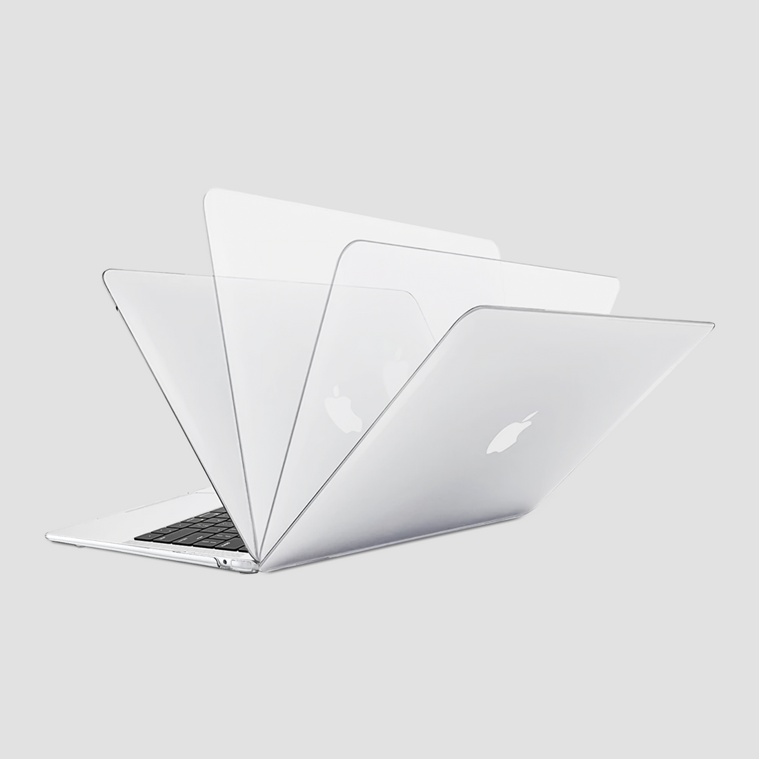 GRIPP Compaq Hardshell Case for Apple MacBook Air 13" / 33.02 cm (2022-2025) - Clear