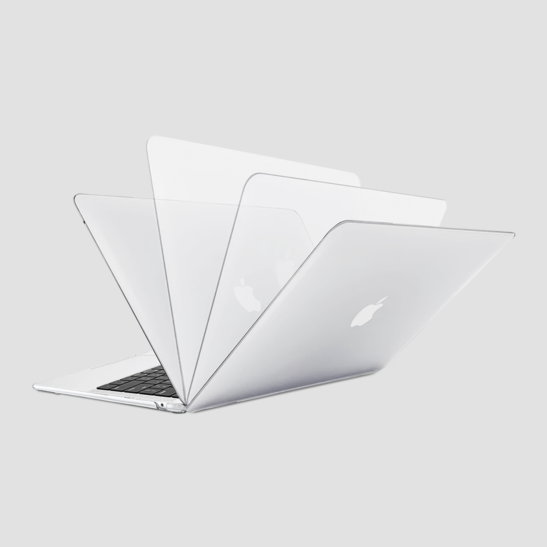 GRIPP Compaq Hardshell Case for Apple MacBook Air 13" / 33.02 cm (2018-2020) - Clear