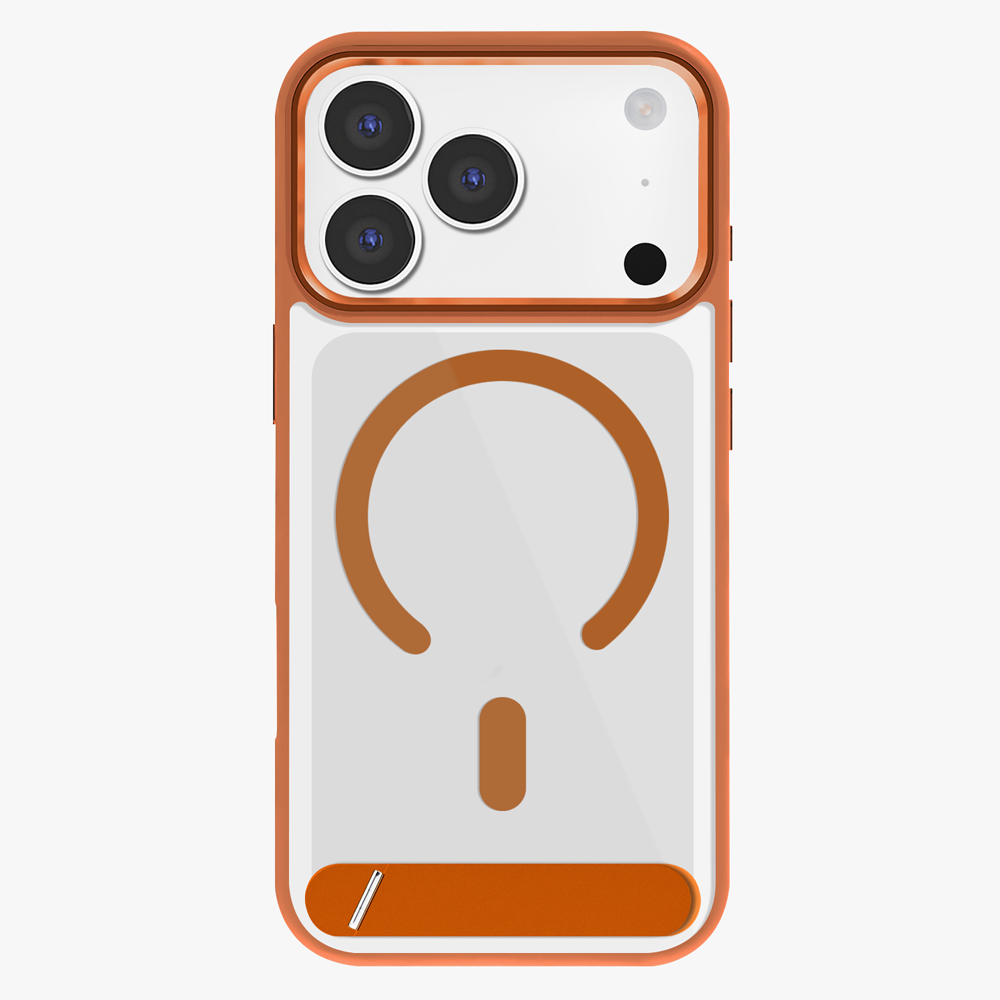 GRIPP Clarion MagStand Apple iPhone 17 Pro Max MagSafe Case with 8ft Drop Tested - Orange