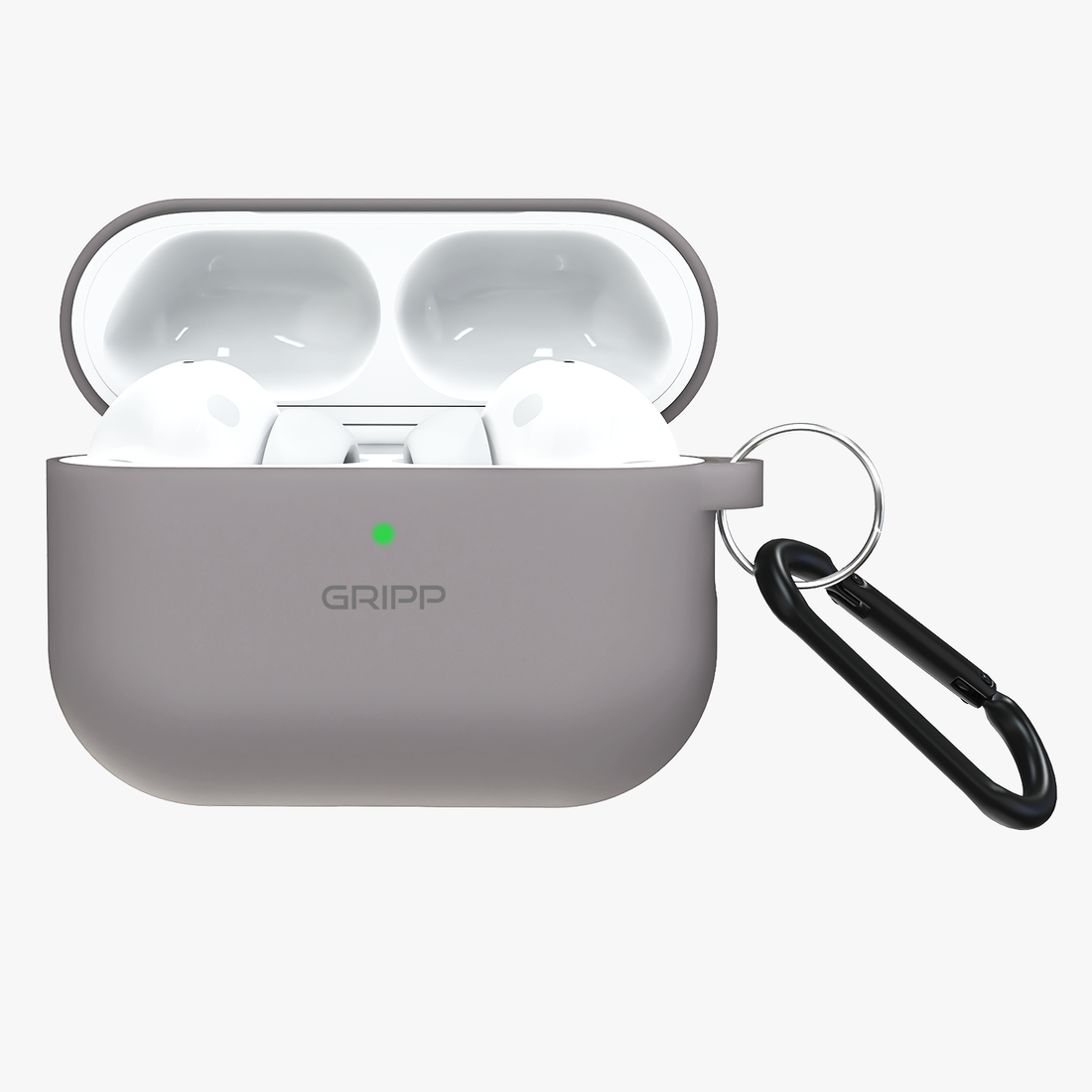 GRIPP Rubon Apple AirPods Pro (3rd Generation) Case with Carabiner - Beige