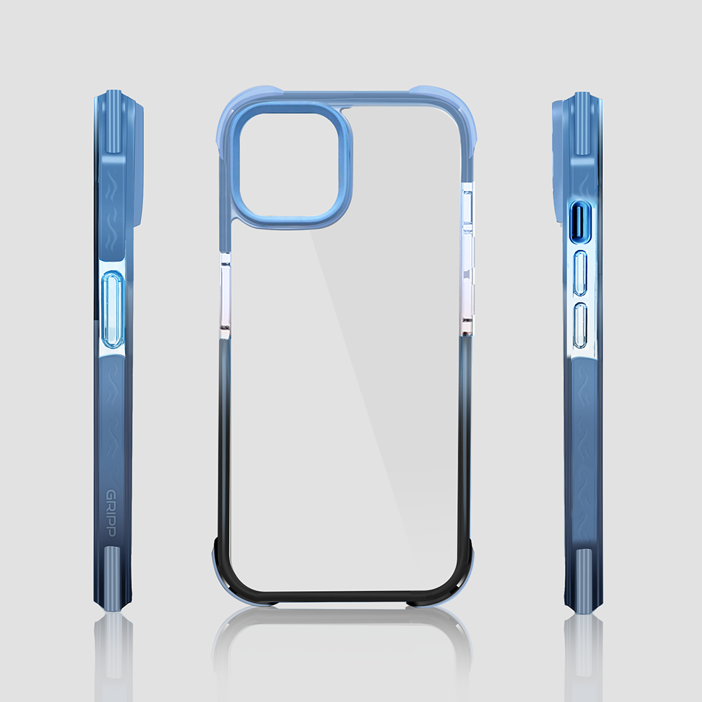 GRIPP Evo Apple iPhone 15 Plus Case with 6ft Drop Tested - Blue/Black