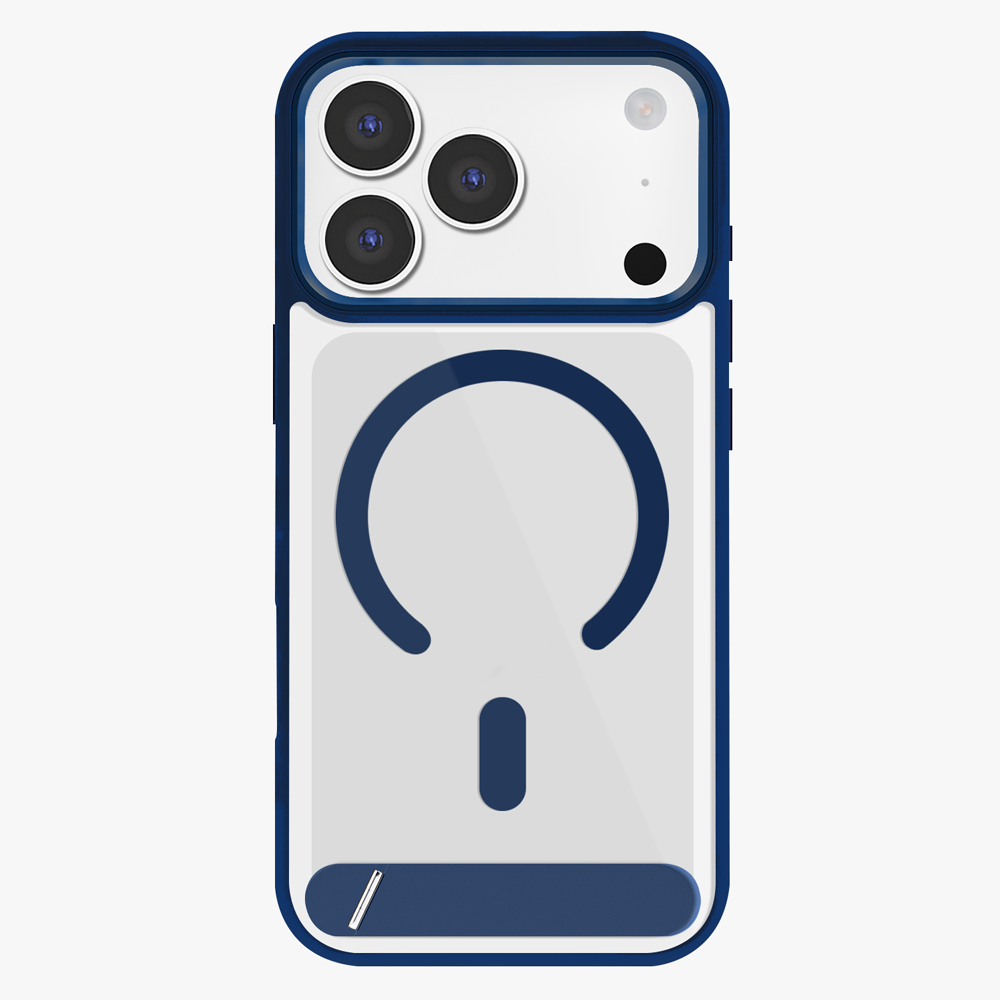 GRIPP Clarion MagStand Apple iPhone 17 Pro Max MagSafe Case with 8ft Drop Tested - Blue