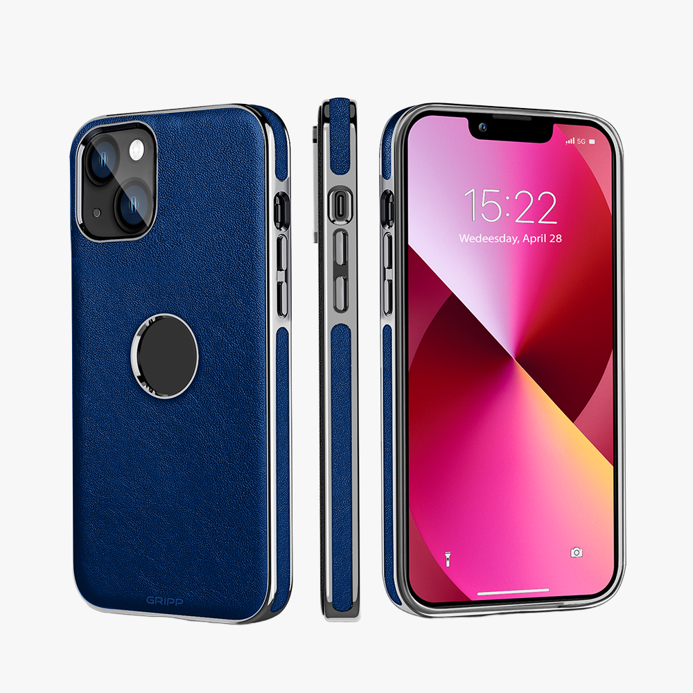 GRIPP Heritage (Logocut) Apple iPhone 13 Case - Blue