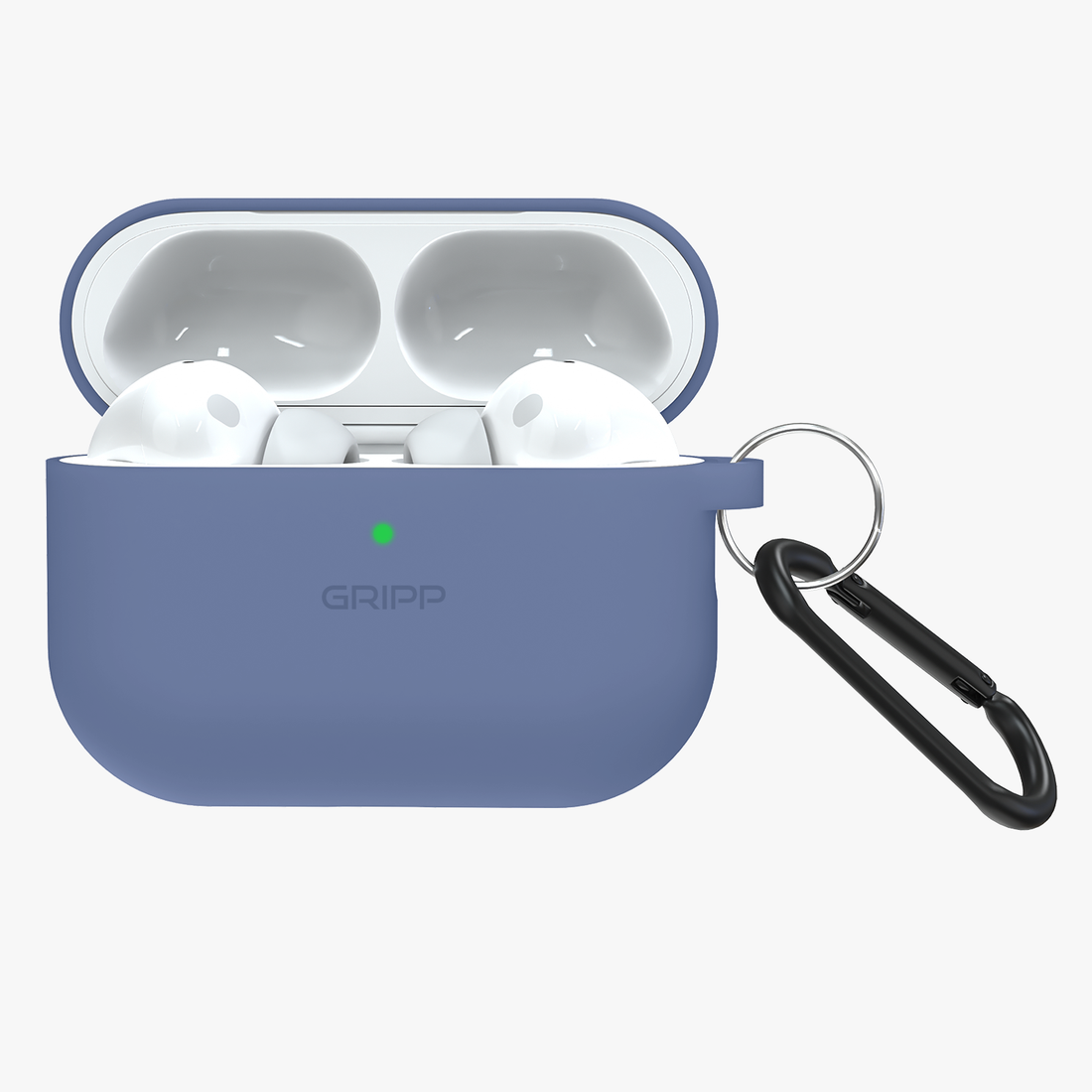 GRIPP Rubon Apple AirPods Pro (3rd Generation) Case with Carabiner - Dark Blue