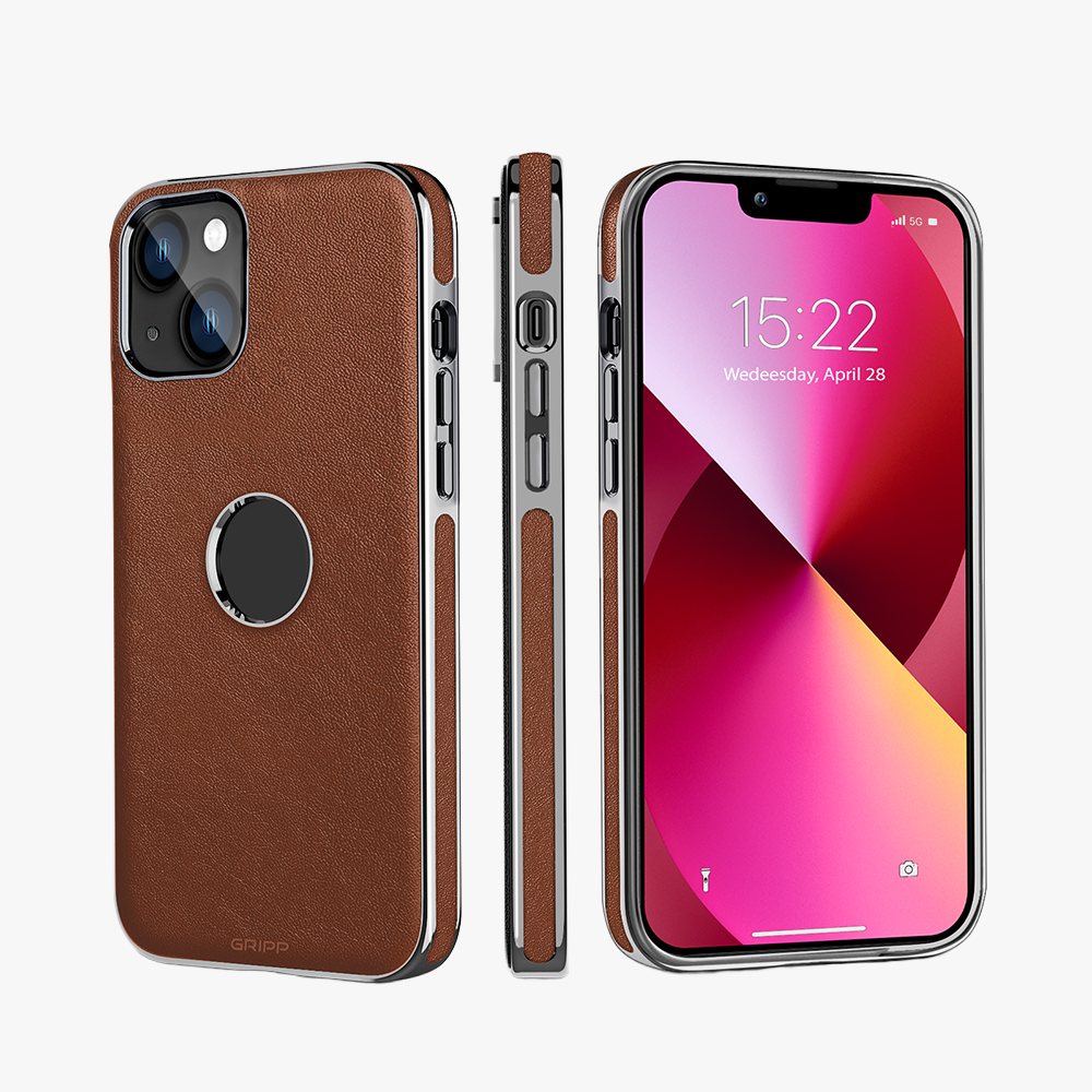 GRIPP Heritage (Logocut) Apple iPhone 13 Case - Camel