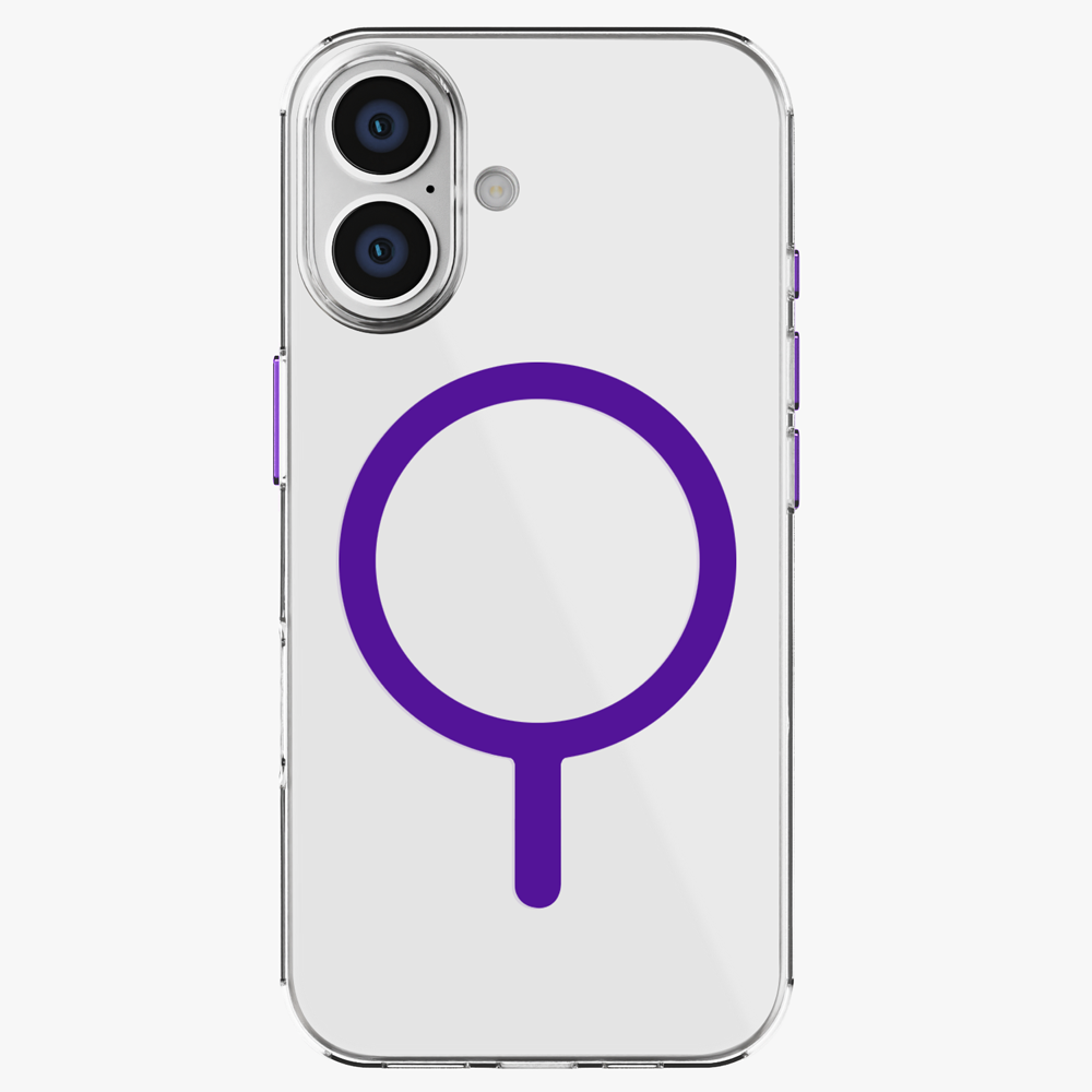 GRIPP Clear Xtreme Apple iPhone 17 MagSafe Case with 8ft Drop Tested - Purple