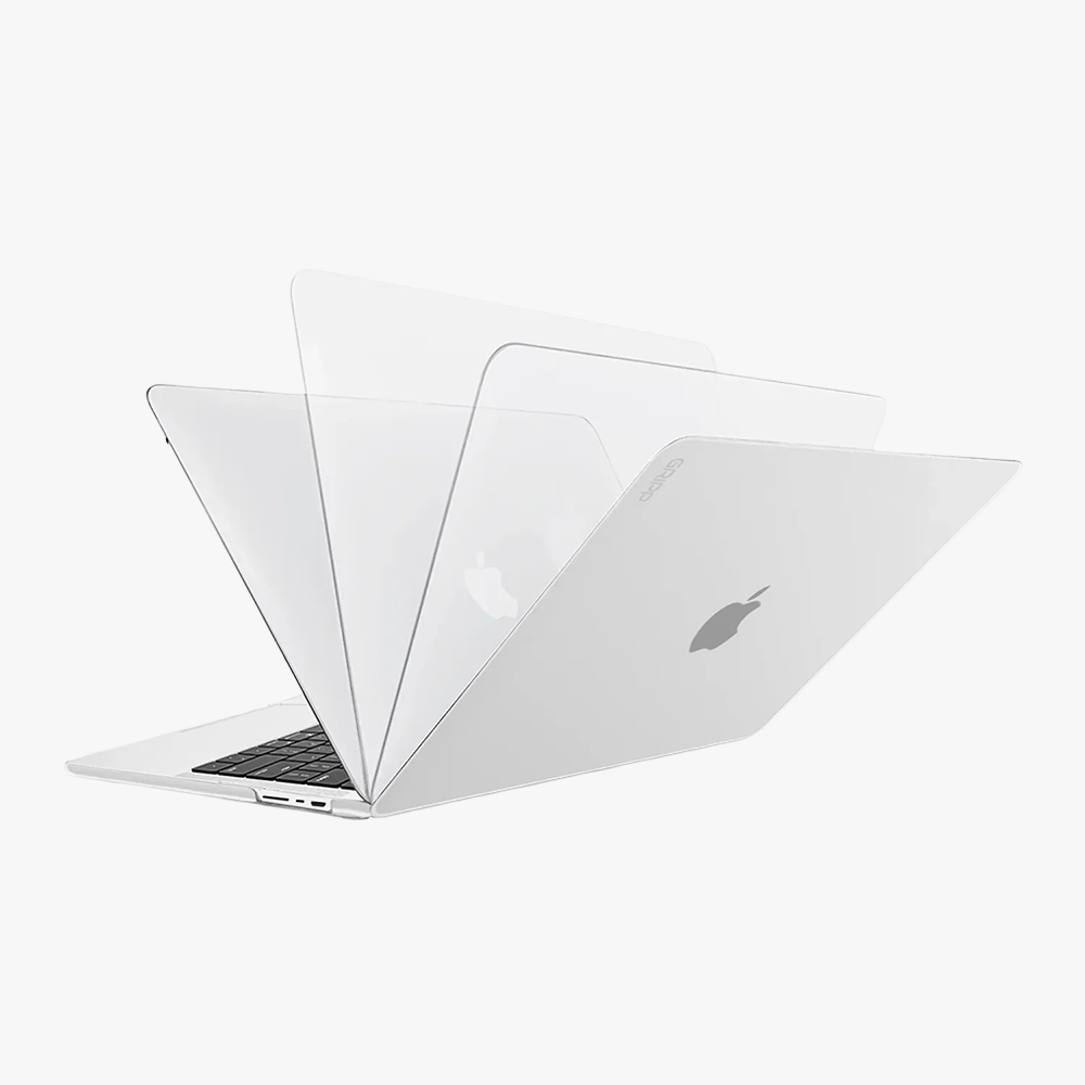 GRIPP Compaq Hardshell Case for Apple MacBook Pro 14" / 35.56 cm (2021-2025) - Clear