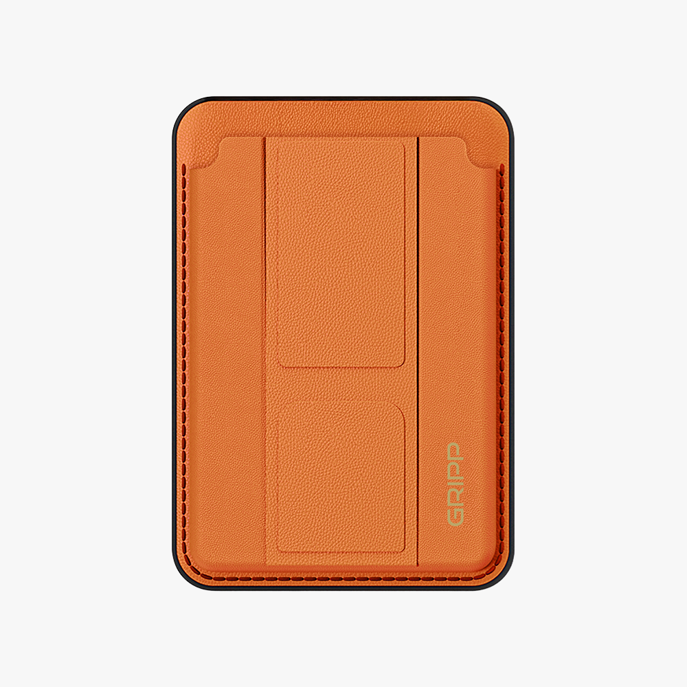 GRIPP MagSafe Wallet Card Holder With Stand - Orange
