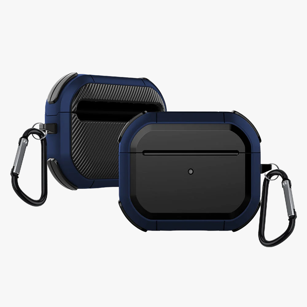 GRIPP Armor Apple AirPods (3rd Generation) Case with Carabiner - Blue