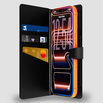 GRIPP Polo Book Wallet Apple iPhone Air Magsafe Case - Black