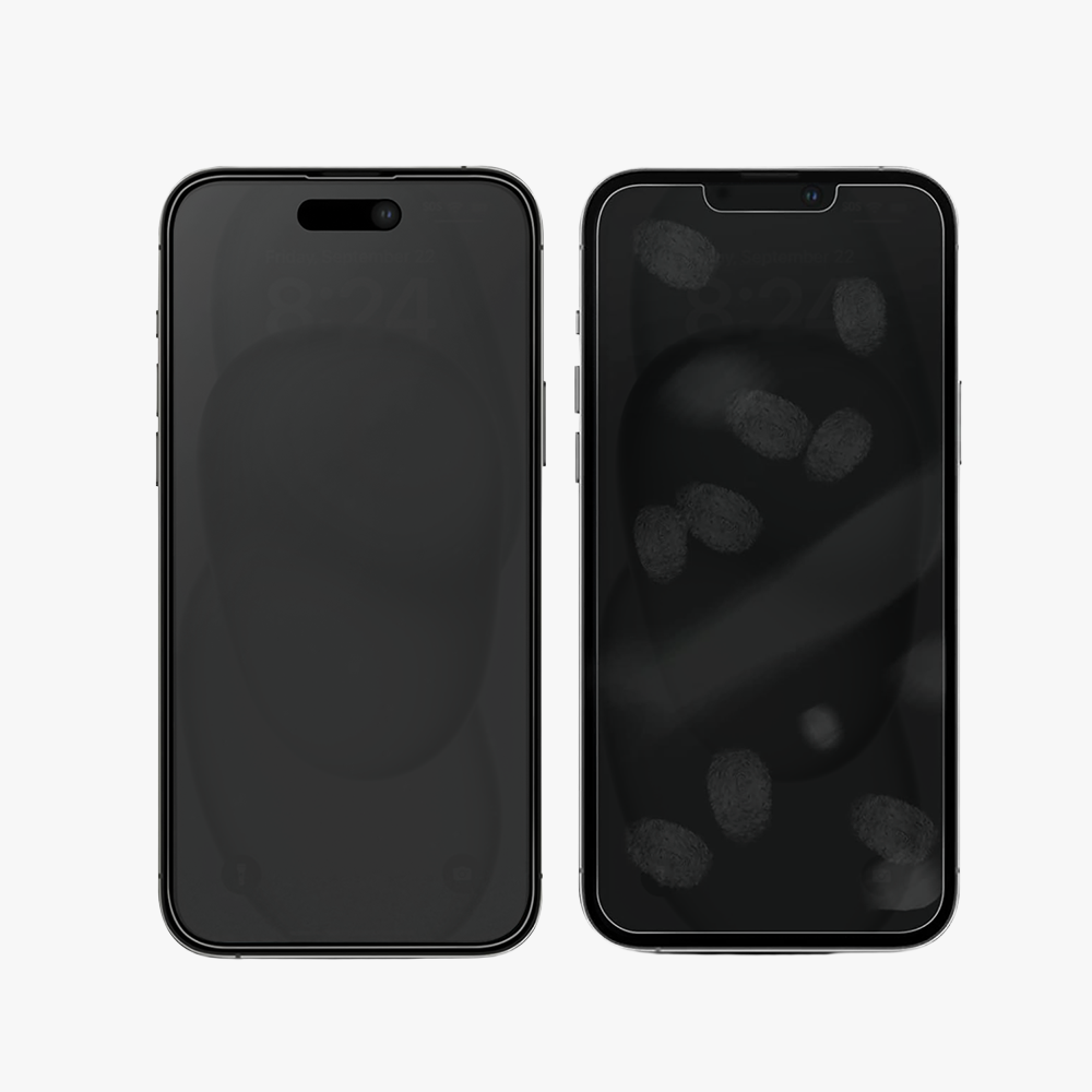 GRIPP Matte Privacy Tempered Glass for Apple iPhone 15 Plus