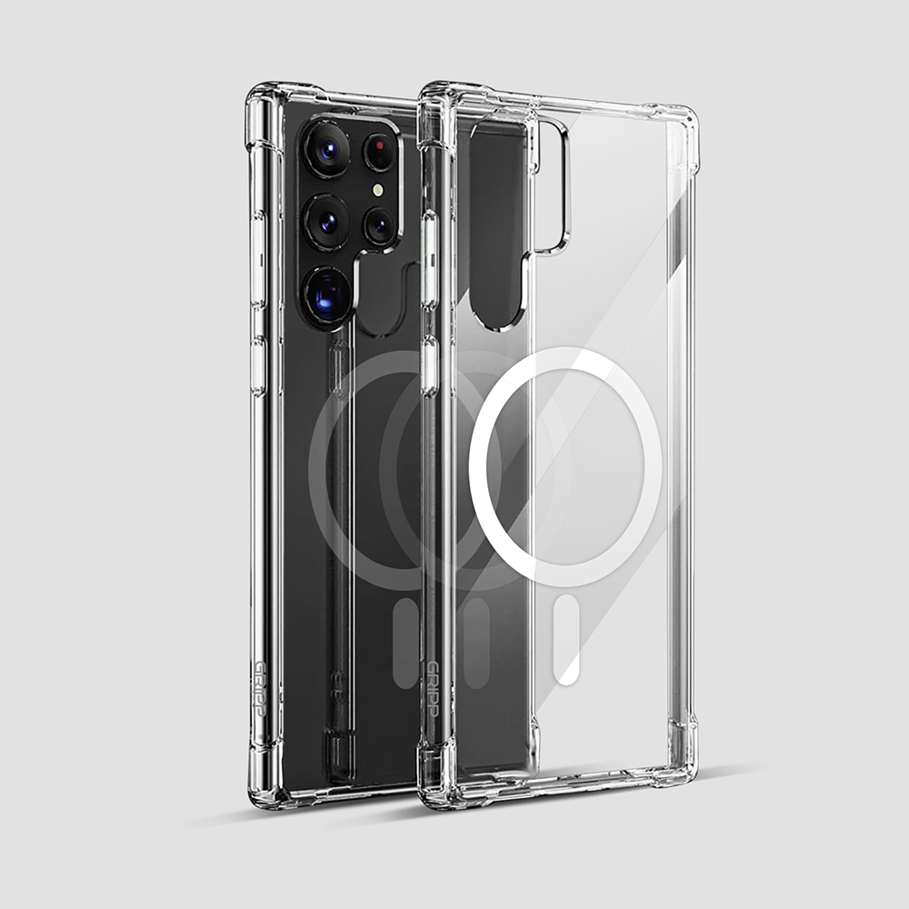 GRIPP Clear Samsung Galaxy S23 Ultra MagSafe Case with 6ft Drop Tested - Clear