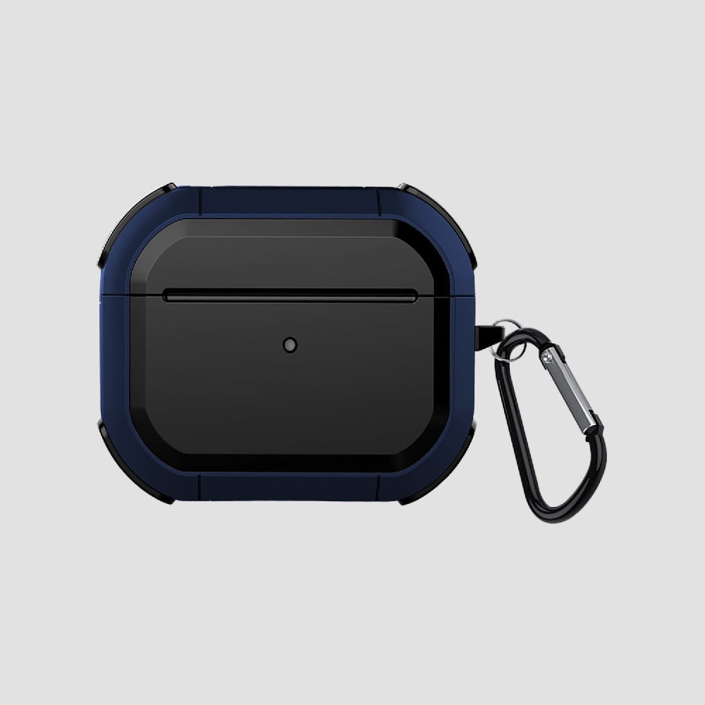 GRIPP Armor Apple AirPods (3rd Generation) Case with Keyring Hook - Blue