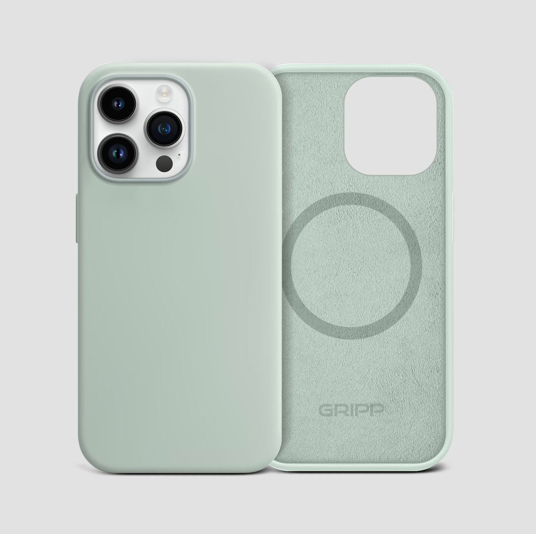 GRIPP Rubon Apple iPhone 14 Pro Max with MagSafe Case - Beige