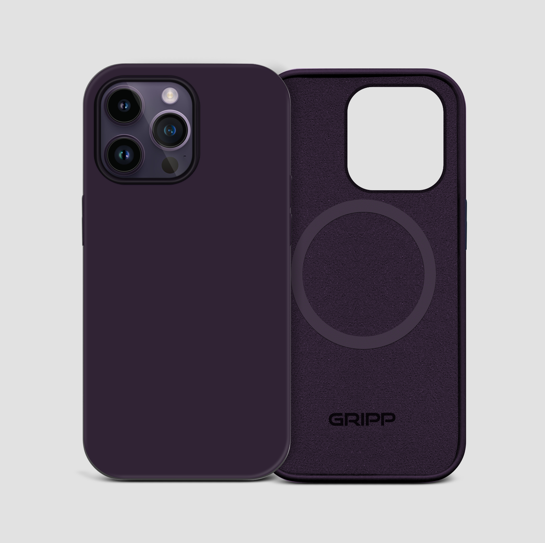 GRIPP Rubon Apple iPhone 14 Pro with MagSafe Case - Purple