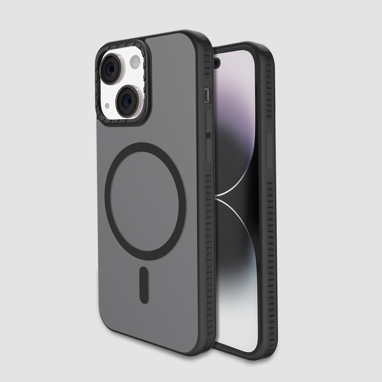 GRIPP Alpine Apple iPhone 15 Plus (6.7"/17.02cm) with MagSafe Case - Black