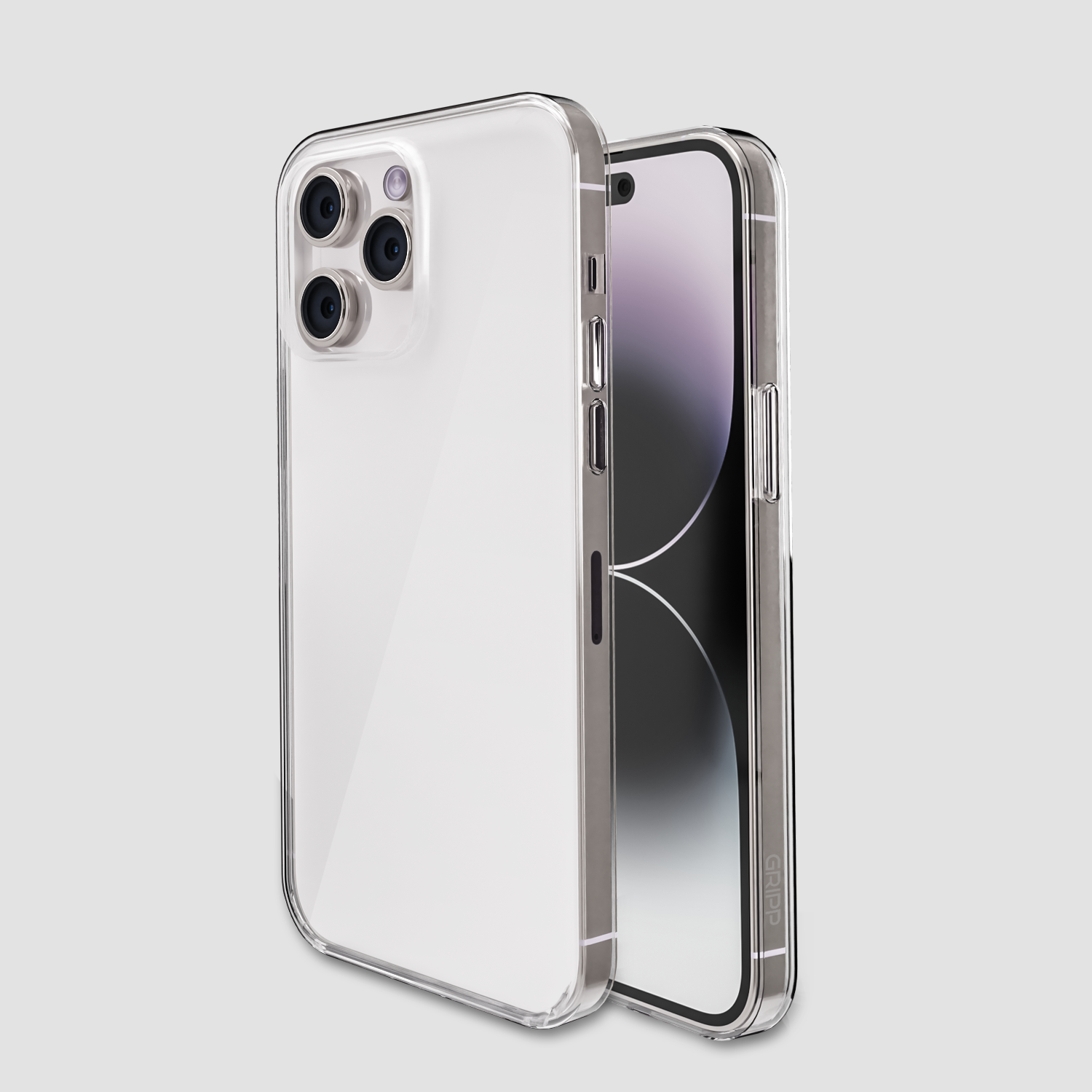 GRIPP Clear Apple iPhone 15 Pro Case - Clear