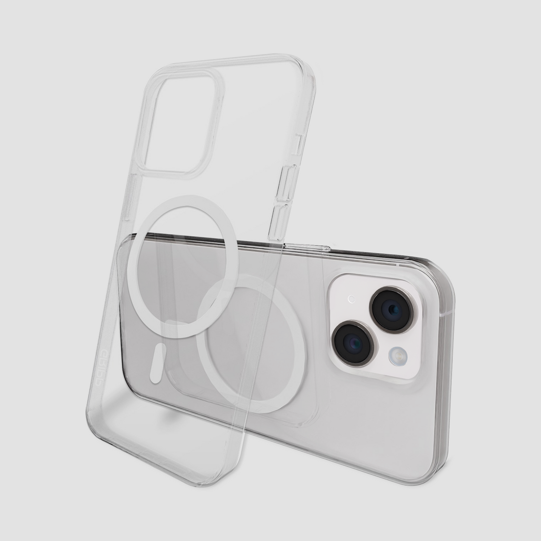 GRIPP Clear Apple iPhone 15 Plus with MagSafe Case - Clear