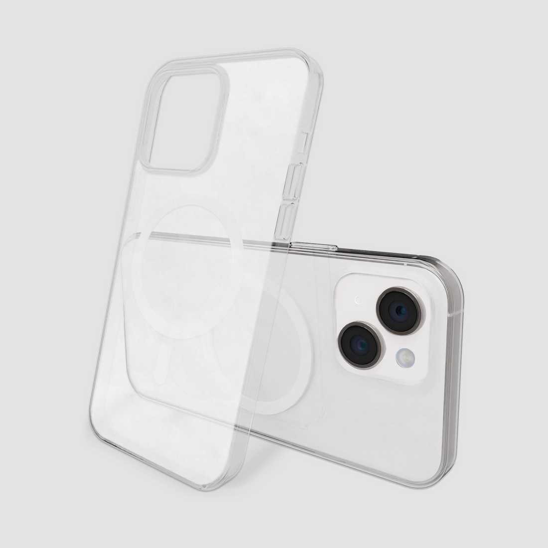 GRIPP Ice Frost Apple iPhone 15 Plus MagSafe Case with 5ft Drop Tested - Clear Frost