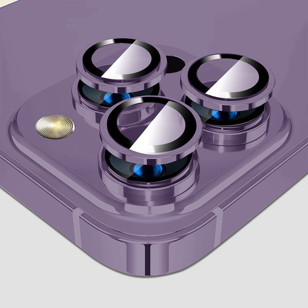 GRIPP Focal Camera Lens Protector 3N1 Compatible with Apple iPhone 14 Pro - Purple