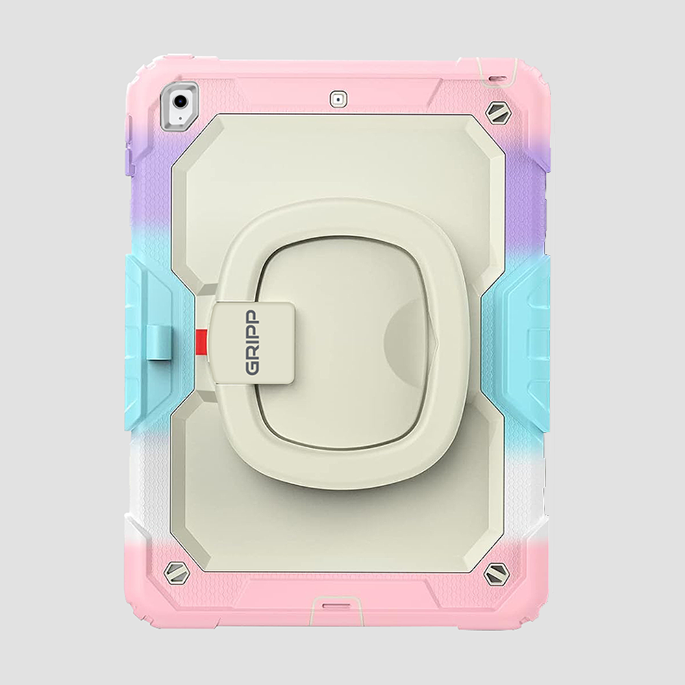 GRIPP Mingo Apple iPad 10.2" / 25.91 cm (2019-2021) Case - Rainbow Pink