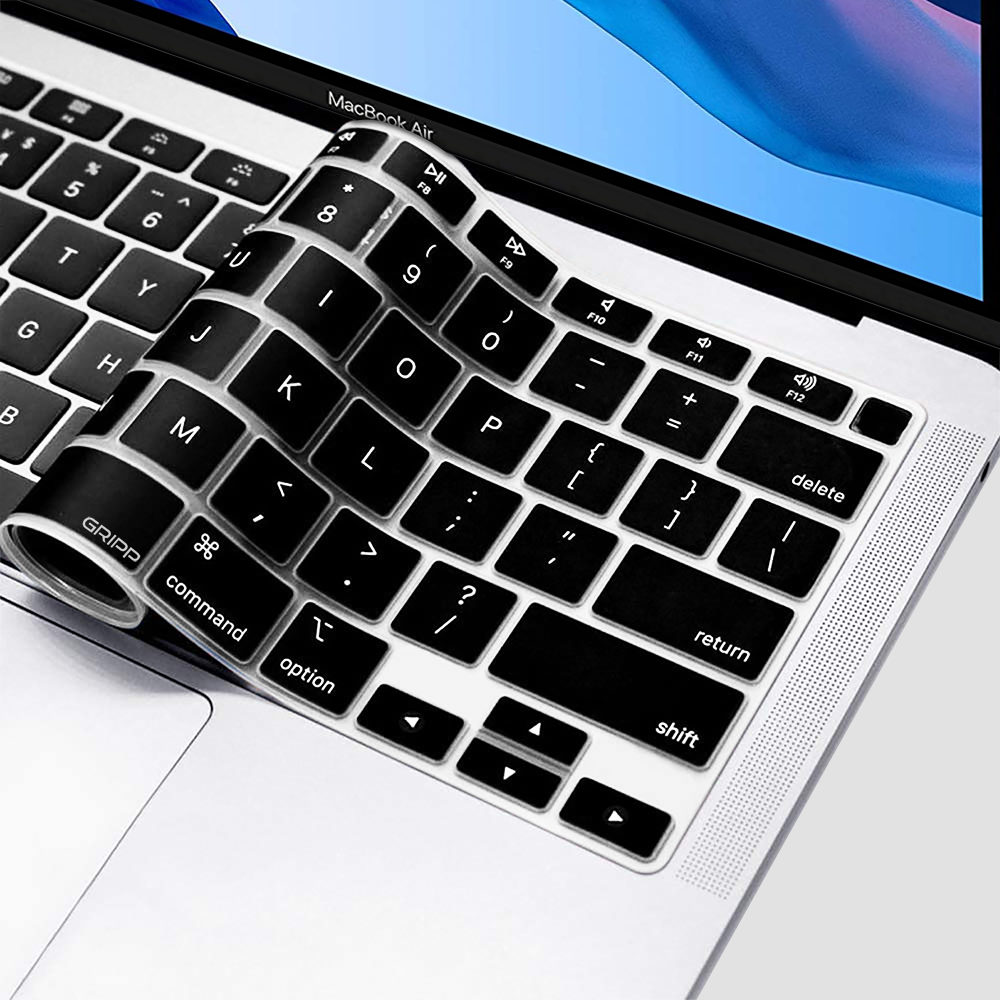 GRIPP Keyboard Skin for Apple MacBook Pro 13" / 33.02 cm (2020-2022) - Black