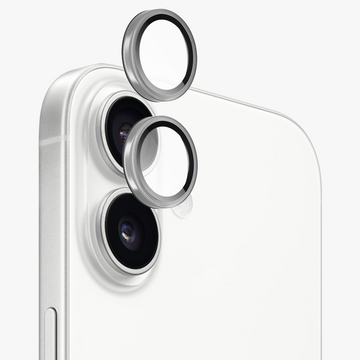 GRIPP Focal Camera Lens Protector 2N1 Compatible with Apple iPhone 17 - Silver