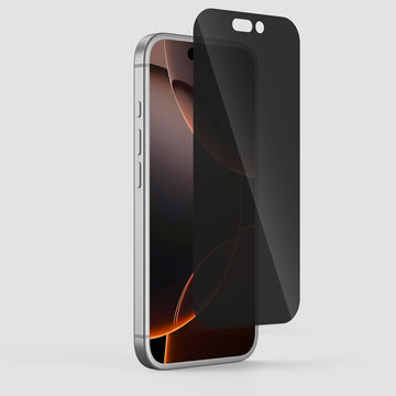 GRIPP Privacy Tempered Glass for Apple iPhone 16 Pro (6.3"/16cm)