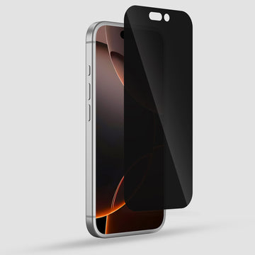 GRIPP 360° Privacy Tempered Glass for Apple iPhone 16 Pro (6.3"/16cm)
