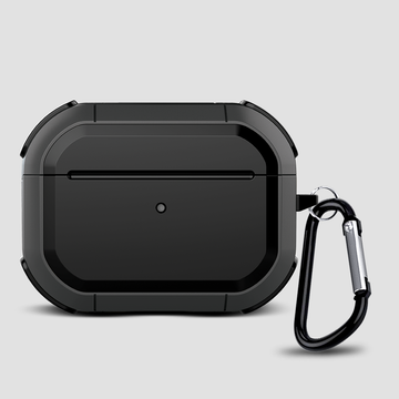 GRIPP Armor Apple AirPods Pro (1st Generation) Case with Keyring Hook - Black