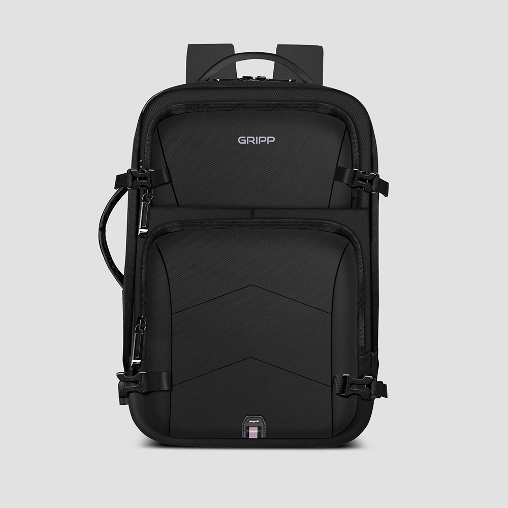 GRIPP Drift Backpack Upto 15 Inch for Laptop/MacBook - Black