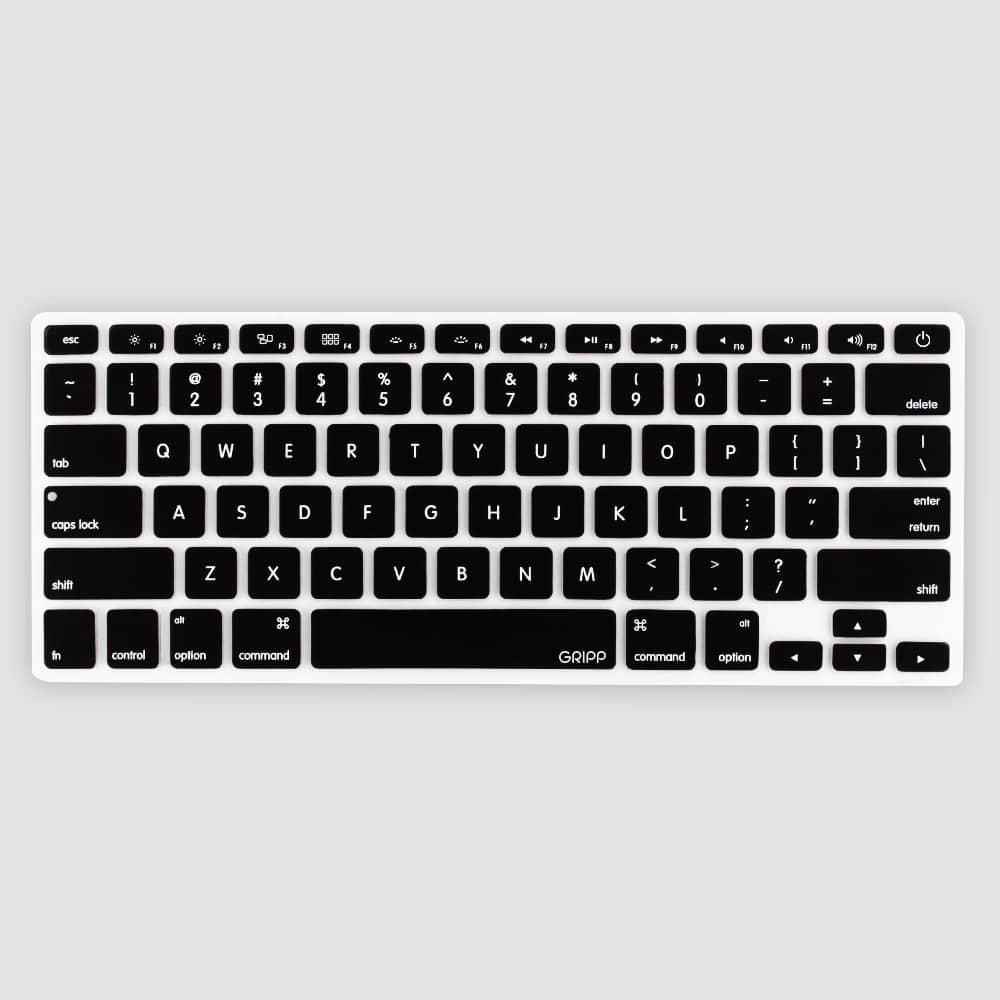 GRIPP Keyboard Skin for Apple MacBook Air 13" (Retina 2018-2019) - Black