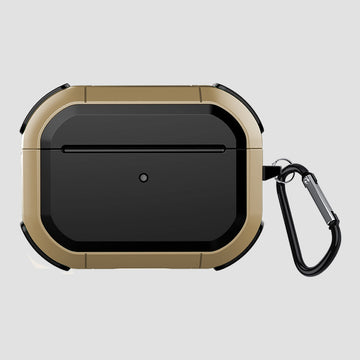 GRIPP Armor Apple AirPods (3rd Generation) Case with Keyring Hook - Brown